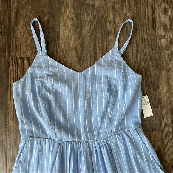 Old Navy NWT Chambray Style Summer Midi Dress - Picture 7 of 16
